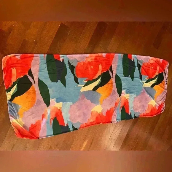 Women Multicolor Fashion Sheer Accent Scarf - Picture 2 of 2